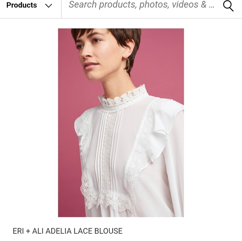 Anthropolgie Blouse Size L